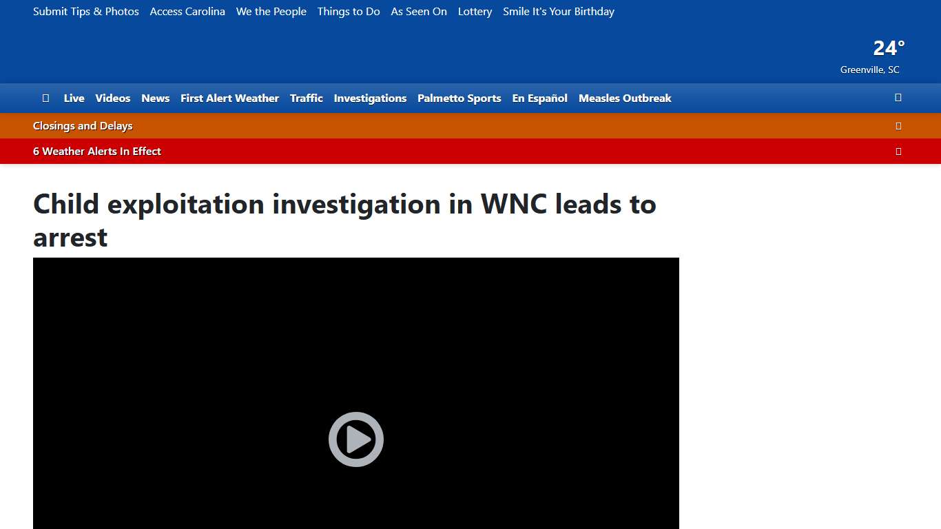 Child exploitation investigation in WNC leads to arrest